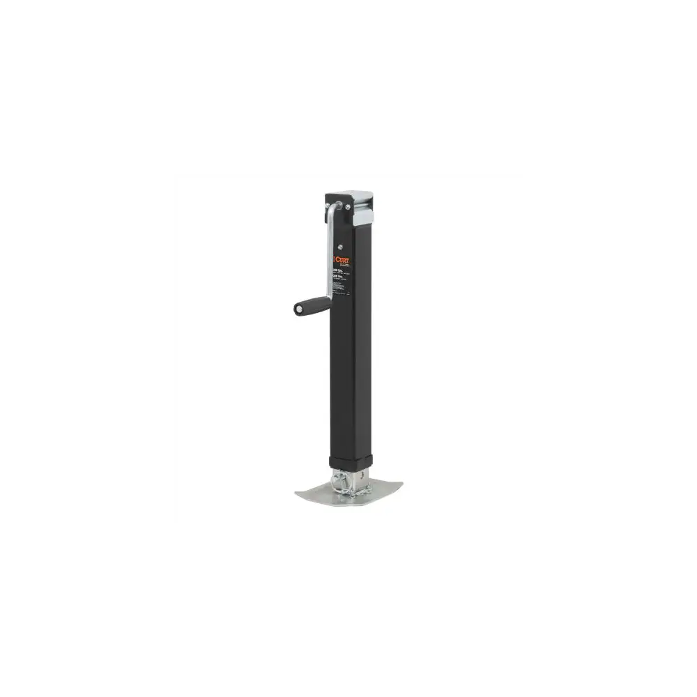 Heavy Duty Drop Leg Jack, Side Wind, 8k Support Capacity, 7K Lift Capacity - 28575